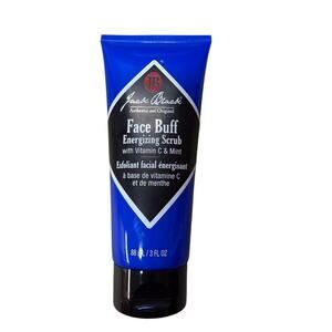 Jack Black Face Buff Energizing Scrub 3oz | New Pre-Shave Facial Exfoliator Mint